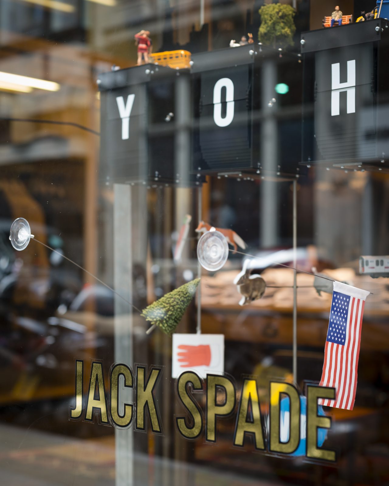 Mobile Studio at Jack Spade. RIBA Regent St Windows Project. Architecture and Interior Photography by Jim Stephenson